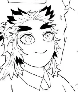 🌟 Kyojuro Rengoku Demon Slayer anime, manga, character, demon slayer, rengoku, kyojuro rengoku telegram sticker