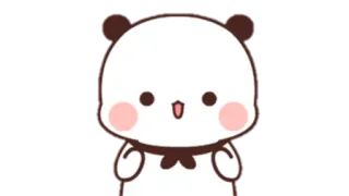 🍩 Panda, Niedlich, Tier, Sticker telegram sticker