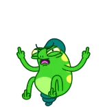 Chameleo whatsapp stickers