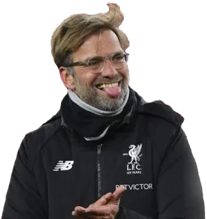 😝 Jurgen Klopp サッカー, 監督, LFC, リバプール, 監督, スポーツ telegram sticker
