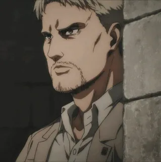 👀 Reiner Braun Attack on Titan อนิเมะ, ตัวละคร, ชาย, เคร่งขรึม, มังงะ whatsapp sticker
