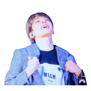 😂 MSGM orang, nyanyi, mikrofon, kpop, idola telegram sticker