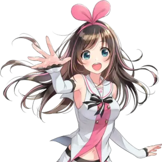 😲 Kizuna AI Anime, Youtuber Virtual, VTuber, Kizuna AI, Kawaii telegram sticker