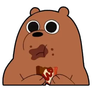 Grizzly (We Bare Bears) telegram stickers