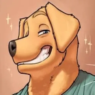 😜 animal, furry, dog, portrait whatsapp sticker