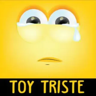 😚 TOY TRISTE 장난감, 슬픈, 슬픈, 얼굴, 이모지 whatsapp sticker