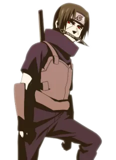 😒 Itachi Uchiha Naruto 动漫, 忍者, 鼬, 宇智波, 漫画 telegram sticker