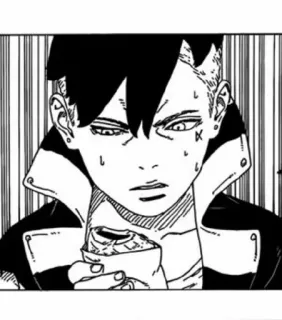 🪐 Kawaki Boruto 川木, 动漫, 漫画, 博人传, 角色, 日语, 插画 telegram sticker