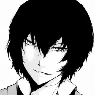 🐁 Osamu Dazai Bungo Stray Dogs Anime, Manga, Personage, Osamu Dazai, Bungo Stray Dogs telegram sticker