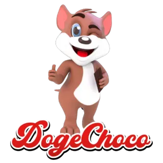 🐶 DogeChoco doge, czekolada, kreskówka, zwierzę, deser telegram sticker