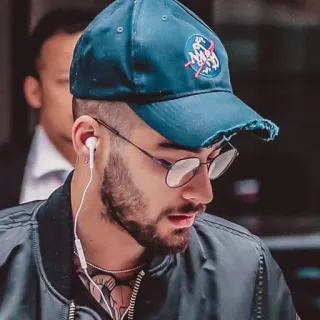 👑 Mann, Hut, Sonnenbrille, Casual, Porträt telegram sticker