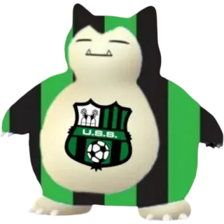 🟩 Snorlax U.S.S. Snorlax, Pokémon, USS, Fútbol, Mascota, Fanart telegram sticker