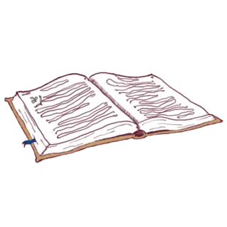 👍 buku, membaca, terbuka, pendidikan, pengetahuan telegram sticker