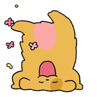 ❤️ ours, animal, mignon, dessin animé, rose, fleurs, illustration telegram sticker
