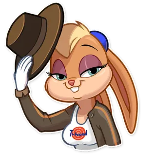 👋 Lola Bunny Space Jam Dibujos animados, Conejo, Lola, Space Jam, Conejo telegram sticker