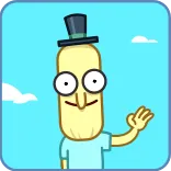 🖐 Mr. Poopybutthole Rick and Morty dibujos animados, Mr. Poopybutthole, Rick y Morty, animado, personaje telegram sticker