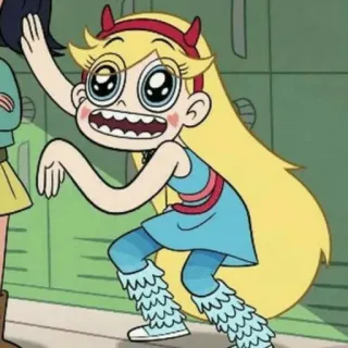 💫 Star Butterfly Star vs. the Forces of Evil dibujos animados, princesa, magia, estrella, animación whatsapp sticker