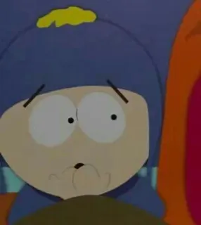 😳 Craig Tucker South Park cartoon, south park, craig tucker, animated, comedy telegram sticker