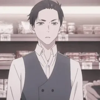 @anime_stickerr Дайске Камбе telegram stickers