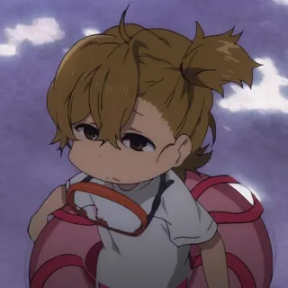 🍬 аниме, девушка, грустный, плавать, плавать telegram sticker