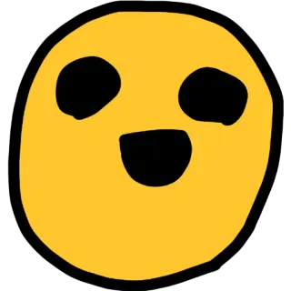 😀 Emoji, Smiley, Cartone animato, Giallo telegram sticker
