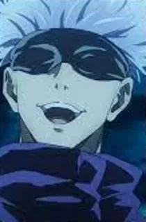 😆 Satoru Gojo Jujutsu Kaisen anime, manga, character, gojo, satoru gojo, jujutsu kaisen, fictional, male telegram sticker