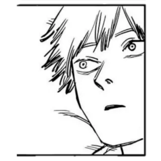 😕 Denji Chainsaw Man Anime, Mangá, Chainsaw Man, Denji telegram sticker