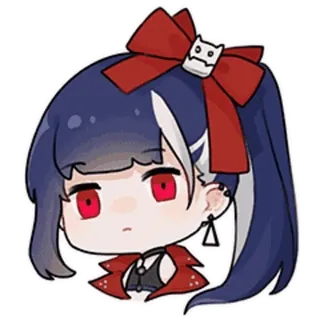 😧 Anime, Charakter, Illustration, Chibi, Kawaii, Süß whatsapp sticker