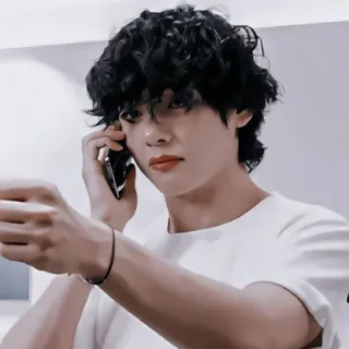 🤎 V K-pop, BTS, Piosenkarz, Koreański, Idol, V whatsapp sticker