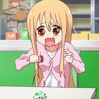 😞 Umaru Doma Himouto! Umaru-chan telegram sticker