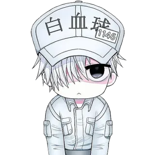 ❄️ Neutrophil Cells at Work! 白血球 1146 Anime, Sel darah putih, Sel, Kedokteran, Manga whatsapp sticker