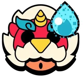 😨 卡通, 表情符号, 贴纸, 脸, 狮子, 可爱 telegram sticker