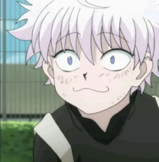 😀 Killua Zoldyck Hunter x Hunter Anime, Killua, Hunter x Hunter, Kartun, Manga telegram sticker