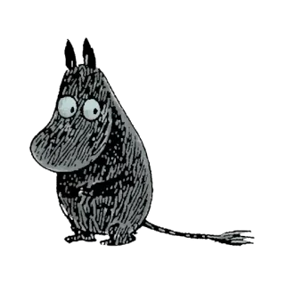 ✉️ Moomin Moomin, cartoon character, illustration, cute telegram sticker