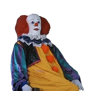 🙂 Pennywise It Klaun, Horror, Film, Pennywise, Straszny, To telegram sticker