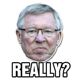 😳 REALLY? вопрос, сомнение, мем, реально, выражение, лицо telegram sticker