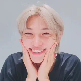 😁 Felix kpop, idol, selfie, portrait, happy telegram sticker