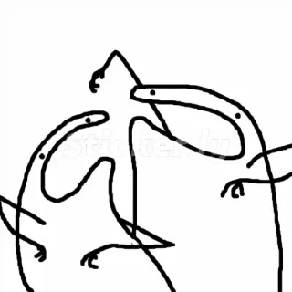 😰 Vogel, Meme, Humor, Cartoon telegram sticker