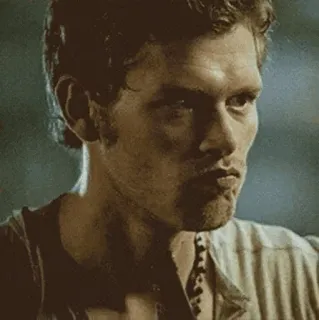 😐 Klaus Mikaelson The Vampire Diaries Klaus Mikaelson, The Vampire Diaries, vampire, Joseph Morgan, tv show, supernatural telegram sticker