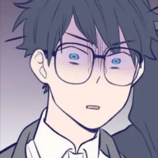 ⚓️ Anime, Cartoon, Ausdruck, Verwirrt, Charakter whatsapp sticker