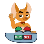 🤑 BUY SELL hewan, kancing, beli, jual, investasi, trading whatsapp sticker