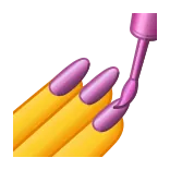 💅 unha, manicure, beleza, cosméticos, dedo, esmalte telegram sticker