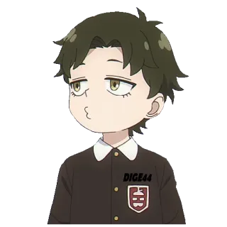 😗 DIGE44 Anime, Sticker, Junge telegram sticker