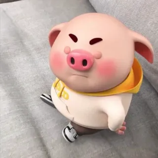 🐽 cochon, dessin animé, mignon, animal, personnage, drôle telegram sticker