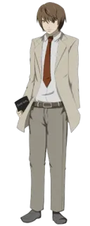 🙃 Light Yagami Death Note Аниме, Death Note, Лайт Ягами, Манга, Сёнен telegram sticker