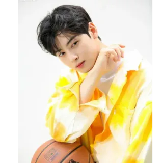 😐 kpop, astro, chaeunwoo, basketball, acteur, chanteur whatsapp sticker