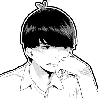 😒 Anime, Manga, Karakter, Seni, Potret, Ilustrasi whatsapp sticker