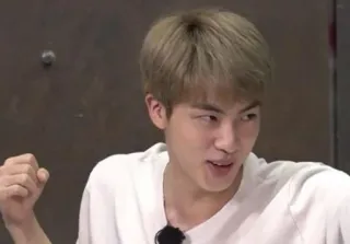 😏 Jin kpop, singer, bts, funny, face, idol telegram sticker