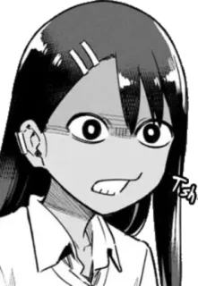 ◾️ Nagatoro Don't Toy with Me, Miss Nagatoro Tsh Anime, Manga, Nagatoro, Miss Nagatoro, ärgere mich nicht, Nagatoro, Anime Girl telegram sticker