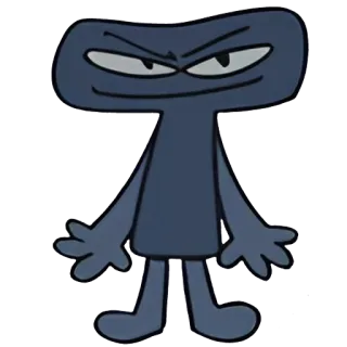 🤫 Dibujo animado, Personaje, Divertido, Adhesivo telegram sticker